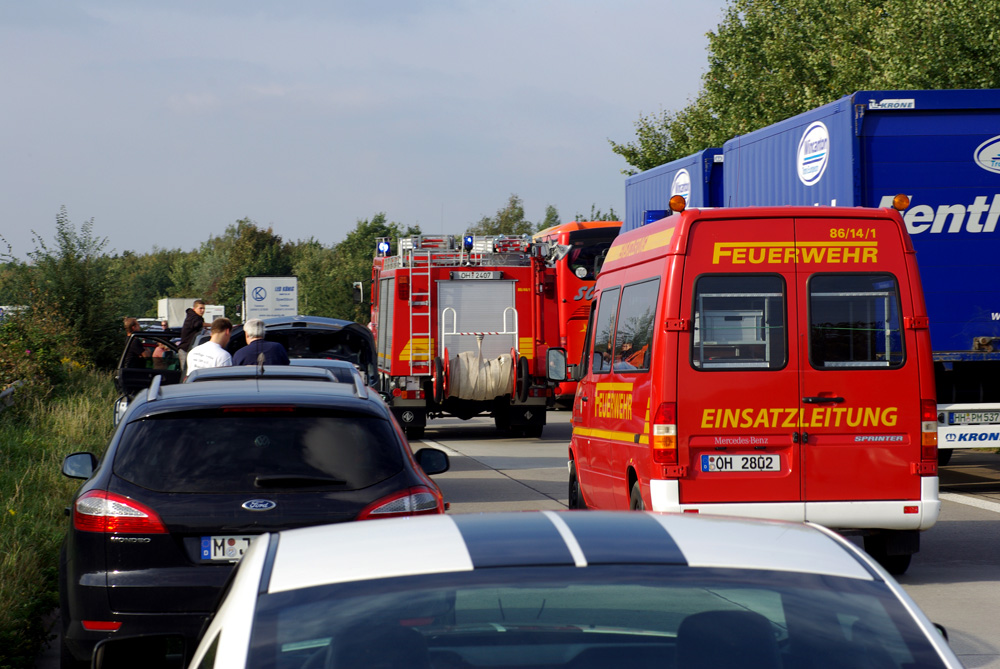 Heute auf der Autobahn...