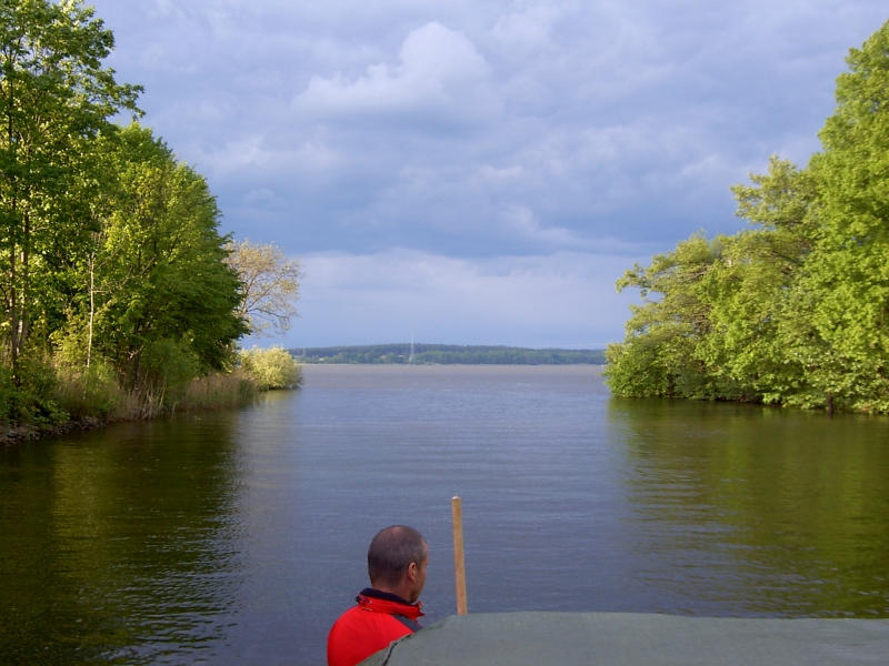 Einfahrt vom Havelkanal z. Woblitzsee.