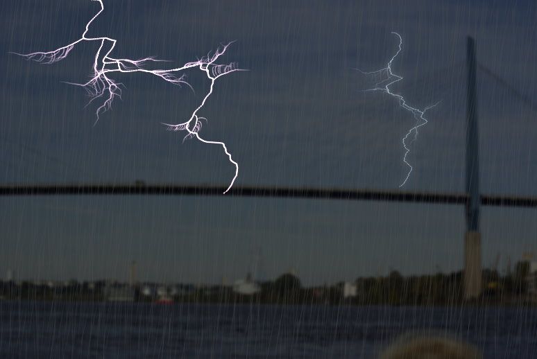 Gewitter in Hamburg ?