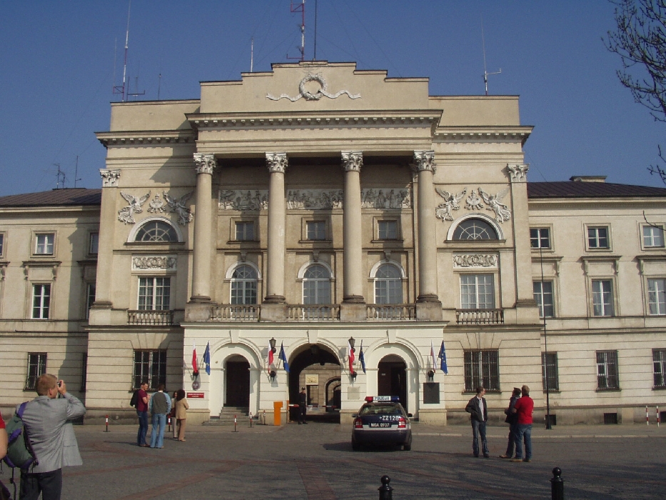 Das Polizeiprsidium in Warschau