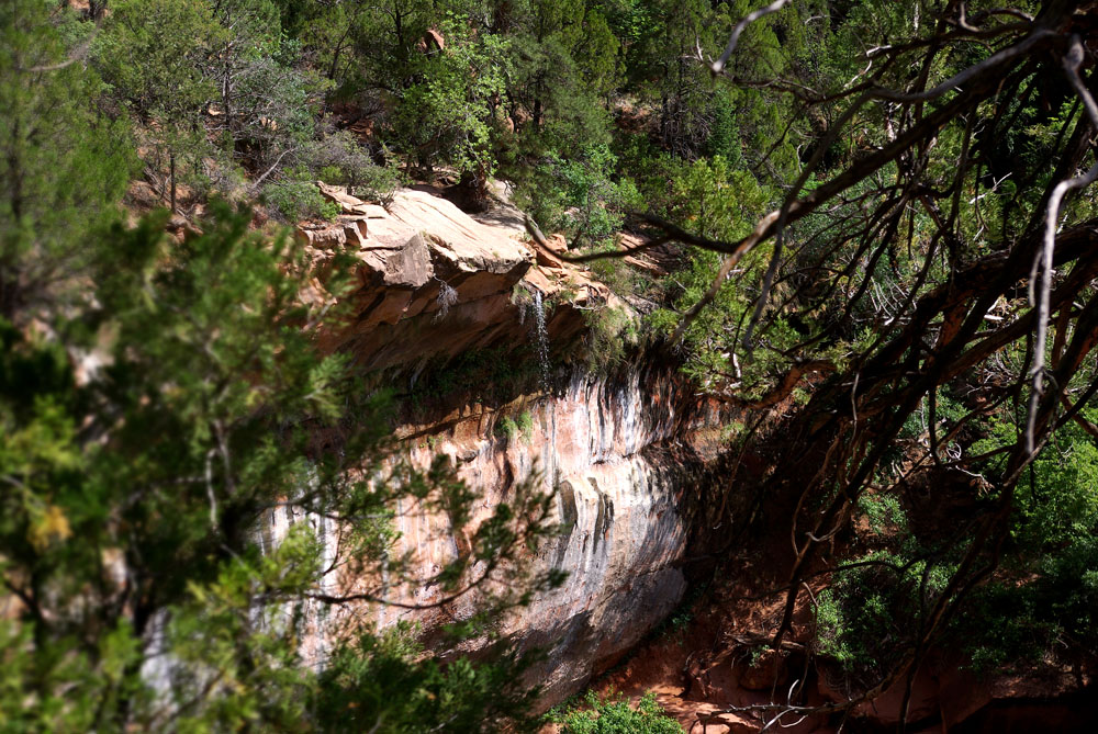 Miniwasserfall an den Emerald Pools