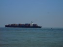 gigantisches Containerschiff