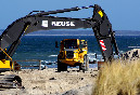 Küstenschutz-Baumaßnahme