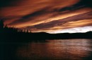 Sonnenuntergang an der Five Finger Coalmine Yukon/Kanada
